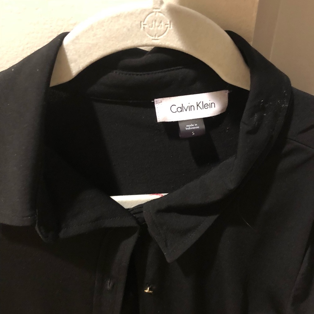 Calvin Klein black work blouse